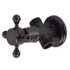 Angle Stop Valve Retro Copper Cross Handle Water Stop Valve