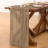 Socomi Nude Coffee Table Runner Spring Easter Cheesecloth Table Runner