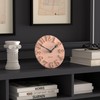 Jones Clocks® Hampstead desk clock | Freestanding | Rose pink