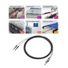 2PCS Fiber Optic Sensor Cable 0‑3600mm Detection Distance Through Beam