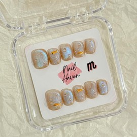 NailHaven| cat eye collection |all kinds of cat eye nails| short press-on nails   |cute nails| nails | acrylic press-on| fake nails |Handmade | high quality Press on nails 10 pcs|reusable nails|nail art|nail charm|handmade press ons|uña sacri lic as:_C14-First Pet_S