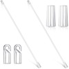 2 Pieces Blind Wand Vertical Blinds Replacement Parts Blind Stick