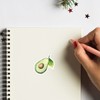 Avocado Stickers 1in for Scrapbooking, Arts, Craft, Kids DIY, Calendars