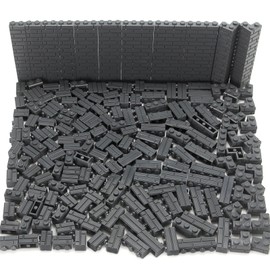 Feleph 260 Pieces Masonry Profile Bricks Building Blocks for Wall Parts and Pieces Diverse Bulk Toy Set Compatible with Major Brands