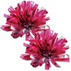 Artec Easy Cheer Pom Poms Pink Silver 14831 Sports Day