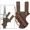 Blade Sheath Belt,Renaissance Artificial Leather Blade Sheath - Adjustable Utility