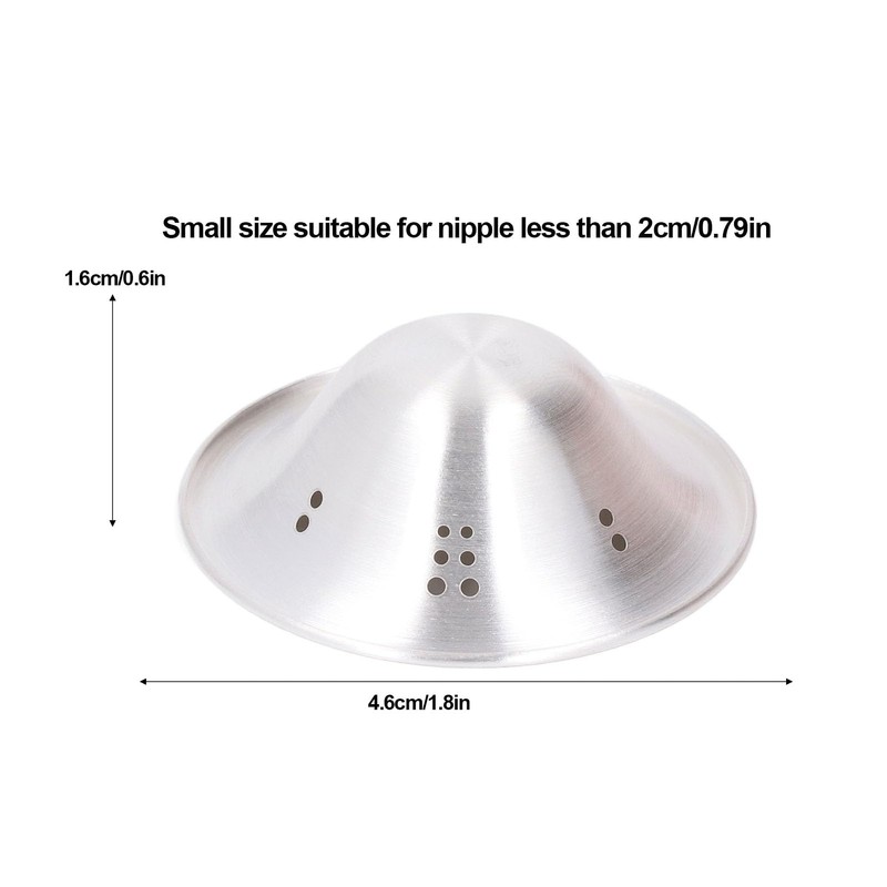 Silver Nursing Cup Pure Silver Breastfeeding Nipple Protectors Nipple Covers