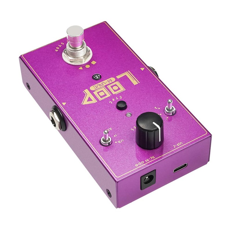 M-Vave LoopII Guitar Effects Pedals, 11 min Loop, Wav-import/Export, USB