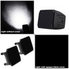 SWATOW INDUSTRIES 3 Inch Black LED Pod Covers 2PCS Square