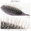 Brightlele wig brush, wig brush, care supplies, wig brush, bu-brown