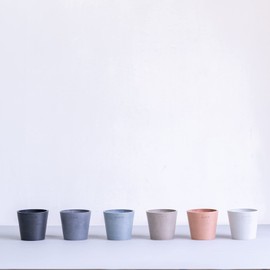 AND PLANTS Pot Cover, No. 3, For Stylish Interior With Matte Texture, ECOPOTS Amsterdam (Terracotta Color), Table-S Size
