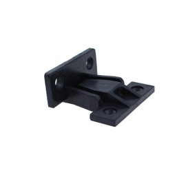 TAODAN 5PCS Black Plastic Fast Installation Push-On Clips Corner Buckle Quick Fitting Furniture Panel Joint Bracket for Cabinet Wardrobe Mounting Roman Column Connection