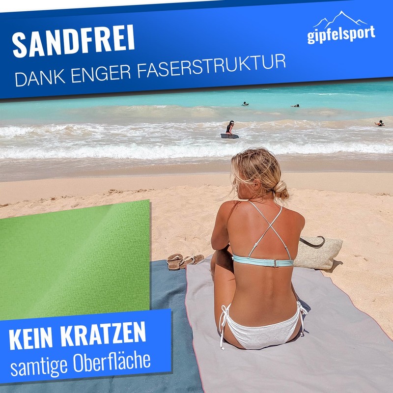 gipfelsport Microfibre Towel, Microfibre Towel Set, Beach Towel, Bath Towel,