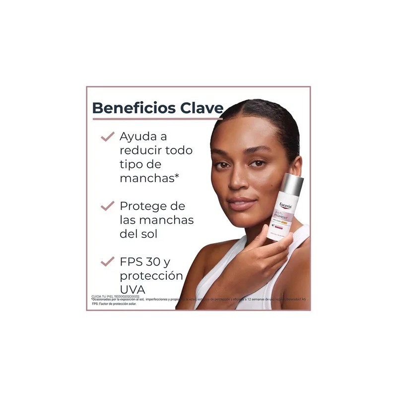 Eucerin Anti-Pigment Crema Facial de Día Antimanchas FPS 30, 50