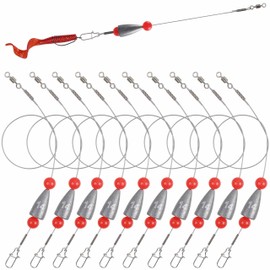 Texas Rig Kit,5pcs Bullet Sinker Weight Texas Rig wit 5pcs Paddle Tail Swimbait Quick Fishing Bass Fishing Lure Set 3/8 1/2 3/4oz Fishing Bass Rig Saltwater Freshwater 14g+Lure