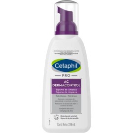  Cetaphil Pro AC DermaControl | Espuma Facial para Piel Grasa con Tendencia Acnéica | 236 ml 🧼