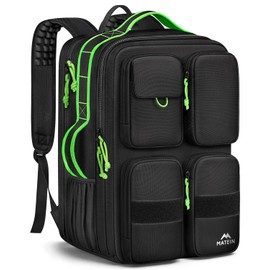 MATEIN Travel Laptop Backpack with Multiple Pockets, Heavy Duty Commuter Backpack Fits 17 Inch Laptop, TSA Large Travel Bag with Shoe Compartment, Water Resistant Padded Computer Rucksack for Outdoor