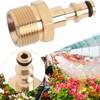 HONGLINSONG Hochdruckreiniger-Adapter Quick Connect M22 (Gelb)