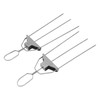 Skewer 3 Prong Stainless Steel Reusable Skewers Easy Food Removal