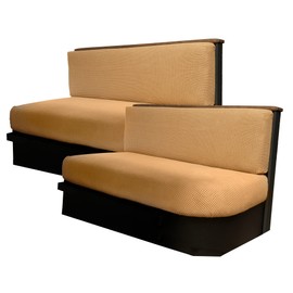 Hudson Comfort RV Dinette Cushion Covers - Microfiber Stretchable Fabric Designed to Fit Wide Variety of Seats - Camper Cushion Slipcovers - Includes 2 Backrest Covers & 2 Bench Covers (Sand, 2 Sets)