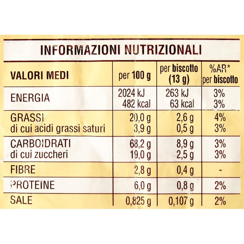 Mulino Bianco: "Macine" Shortbread cookies Cream - 12.3 Oz (350g)