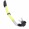Durable Full Dry Swimming Diving Snorkel with Silicone Mouthpiece (yellow)