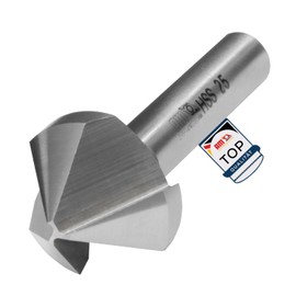 AM-Zerspanungstechnik Countersink Metal Diameter 6.3-25 mm with Angle 60°, 90°, 120° | Countersink | Deburring Countersink - 90°, 10.4 mm