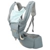 Adjustable Baby Carrier Breathable Newborns Toddlers Ergonomic Thickening HipseatCyan