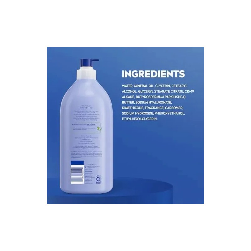 Crema Nivea Shea Nourish Body Lotion 1000 Ml Carite