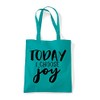 Miammo Today choose joy [CM17PMR] positive statement tote shopping bag