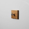 WOODS Square Wooden Coat Hooks, Handmade in Bavaria, Individually or