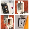 30 PCS BE1-2 Electrical Outlet Box Extender with 60 PCS