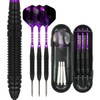 FUZVOL Professional Darts Set Steel Tip-Aluminum Stems Darts Flights with