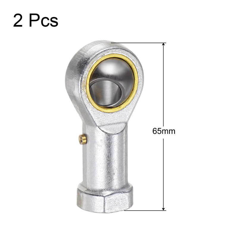 sourcing map PHS12 M12 Bushing Rod End Bearing M12 x