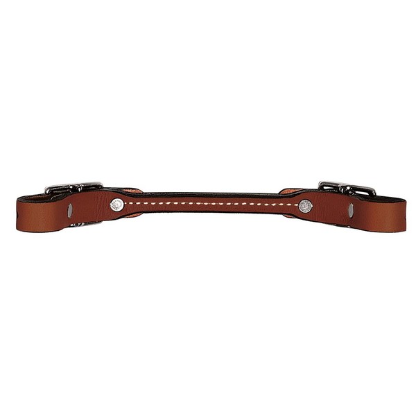 Weaver Leather Bridle Leather Rounded Curb Strap Rich Brown, 44324