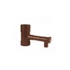 Collector Rainwater Catcher with Valve, Bradas 80 mm, Brown