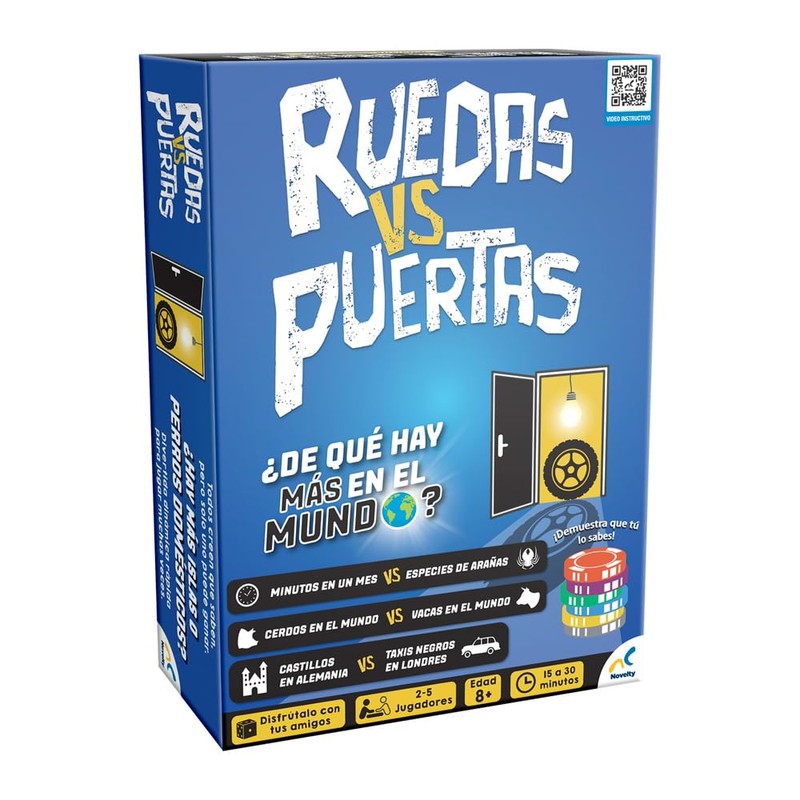 Novelty Corp - Juegos De Mesa Ruedas Vs Puertas