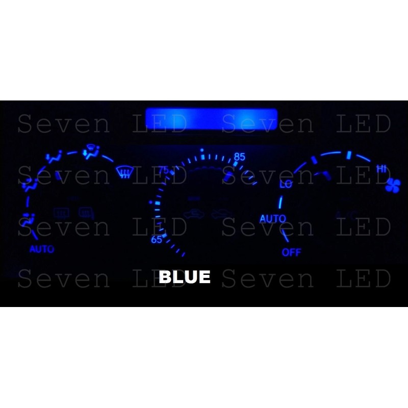 SevenLED Replacement Climate Control and Clock Led bulbs for Lexus