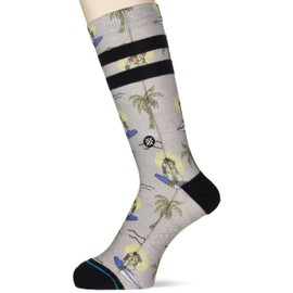 [Stance] SURFING MONKEY Men's GREY (01002) L, GREY (01002)