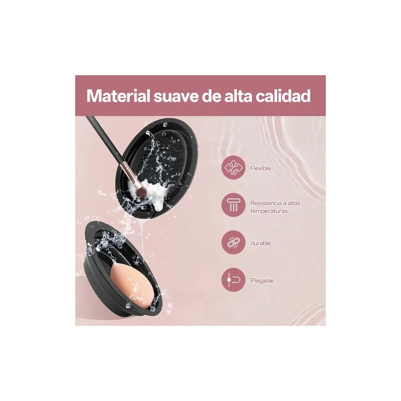 67pcs Brochas Maquillaje Profesional Esponjas Neceseres Rosa