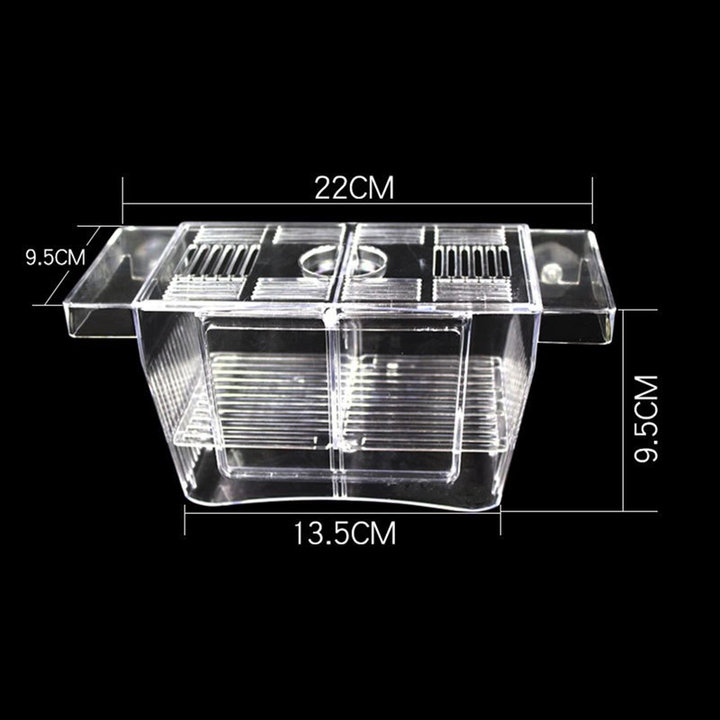 Breeding Isolation Case, Clear, Multi-functional, Fry Isolation, Breeding Protection, Spawning,