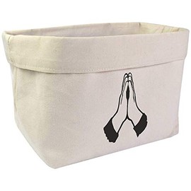 Large 'Prayer Hands' Canvas Organiser/Storage Bag (OR00014837)