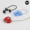 Designer 3-Digit Wire Lock Dial Lock 839 (Donut Shaped) 2ea