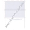 8-1/2" x 11" Z Fold Multi-Purpose Blue Screen on Face,