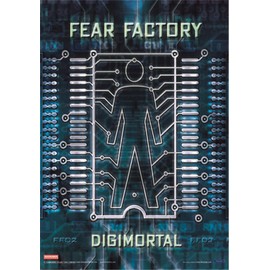 Fear Factory Poster Digimortal Flag