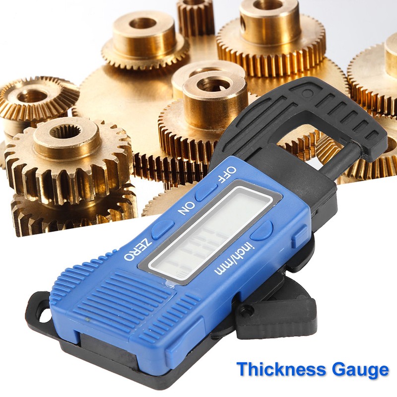 Portable Digital Thickness Gauge Paper Jewelry Meter Measure Tool with