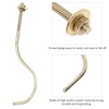2 Set 4pcs Copper Billiards Snooker Pool Table Edge Hook
