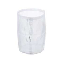 sourcing map 100 Mesh Paint Strainer Bag 5.9" Dia Nylon Filter with Drawstring for Filtering Paint, Gasoline, Fuel, Home Brewing