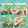 Christmas Tree Decorations, Snowflake Christmas Tree Pendant Hanging Ornaments, Reusable