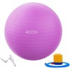 Fitvids Anti-Burst and Slip Resistant Exercise Ball Yoga Ball Fitness